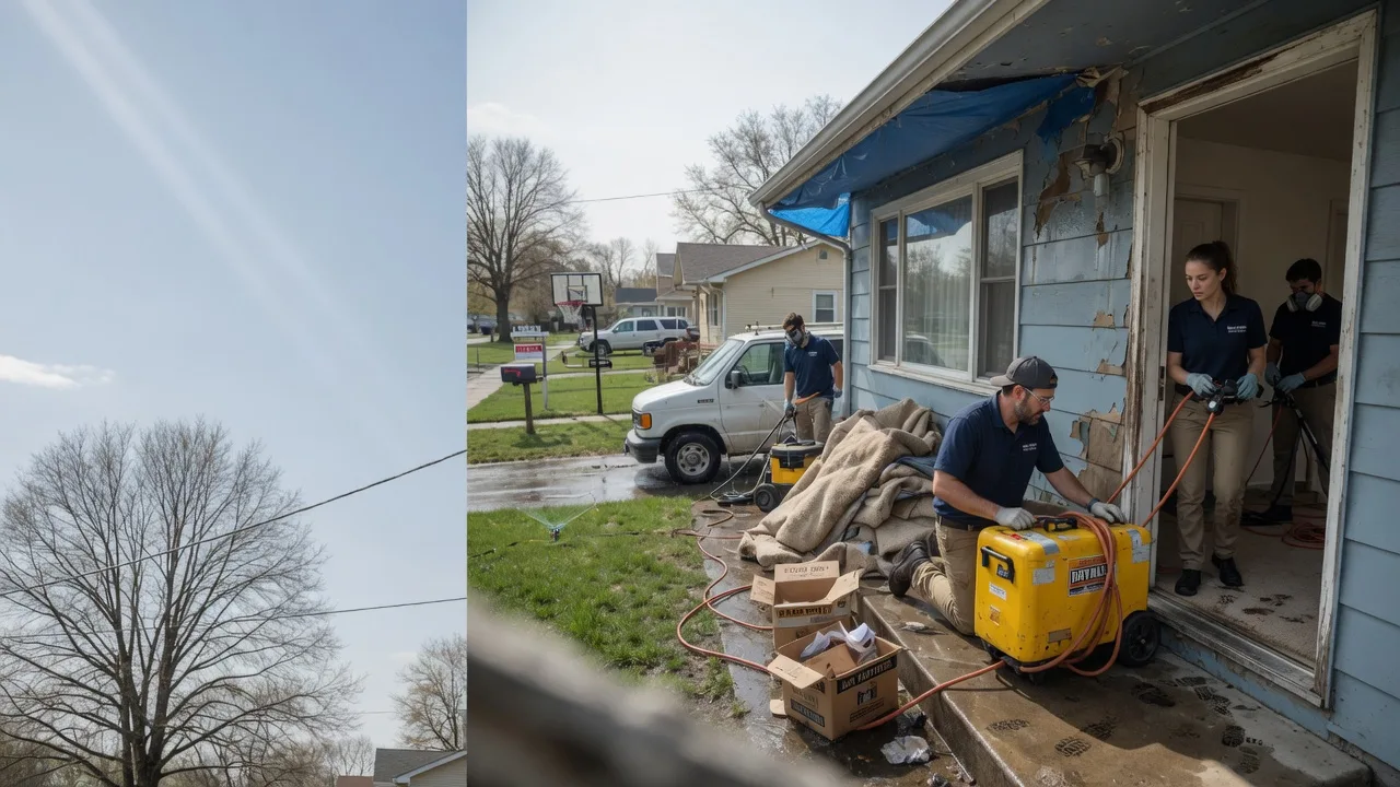 Basement Flood Cleanup in Campbellsville, KY near me